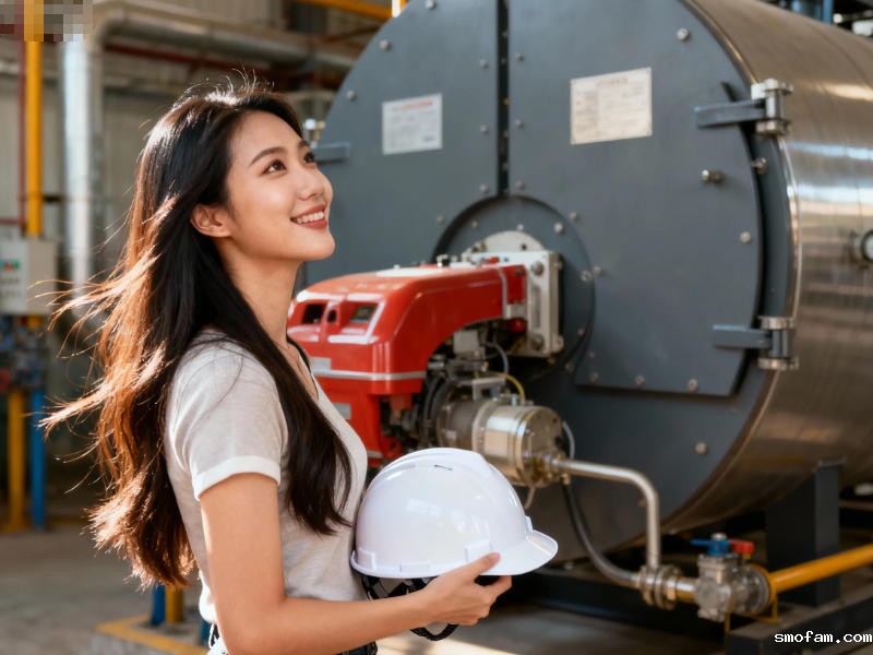 燃气锅炉生产现场